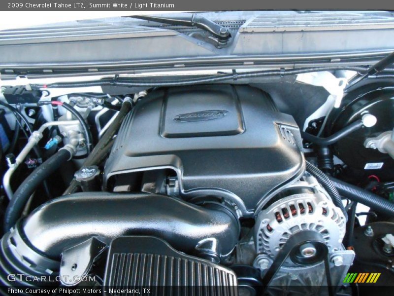 Summit White / Light Titanium 2009 Chevrolet Tahoe LTZ