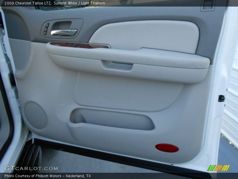 Summit White / Light Titanium 2009 Chevrolet Tahoe LTZ