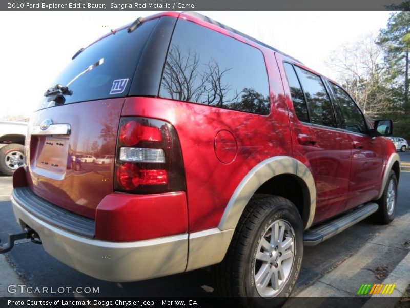 Sangria Red Metallic / Camel 2010 Ford Explorer Eddie Bauer