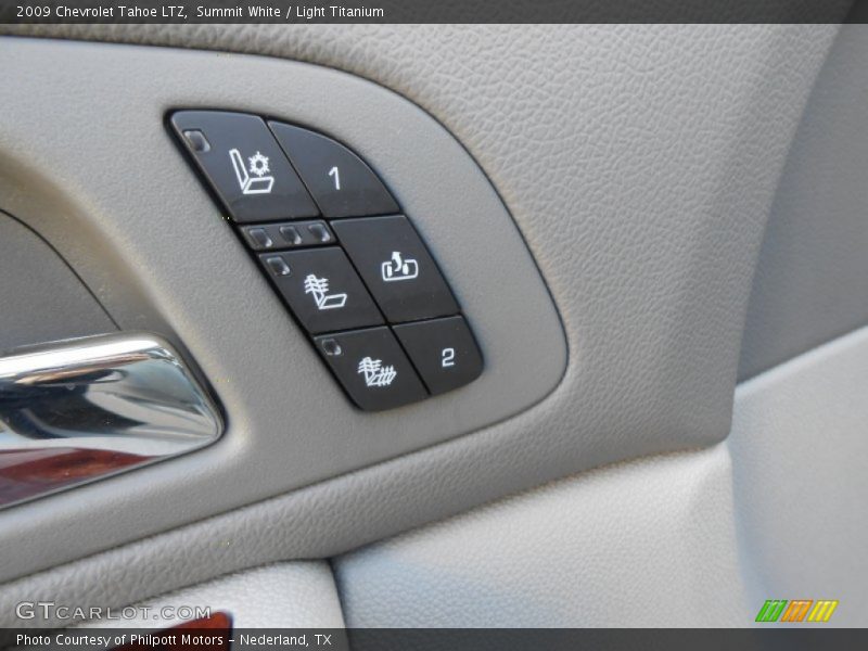 Summit White / Light Titanium 2009 Chevrolet Tahoe LTZ