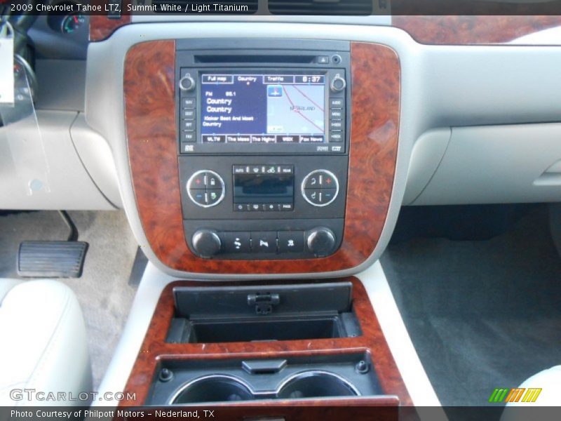 Summit White / Light Titanium 2009 Chevrolet Tahoe LTZ