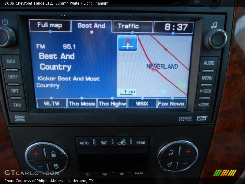 Summit White / Light Titanium 2009 Chevrolet Tahoe LTZ
