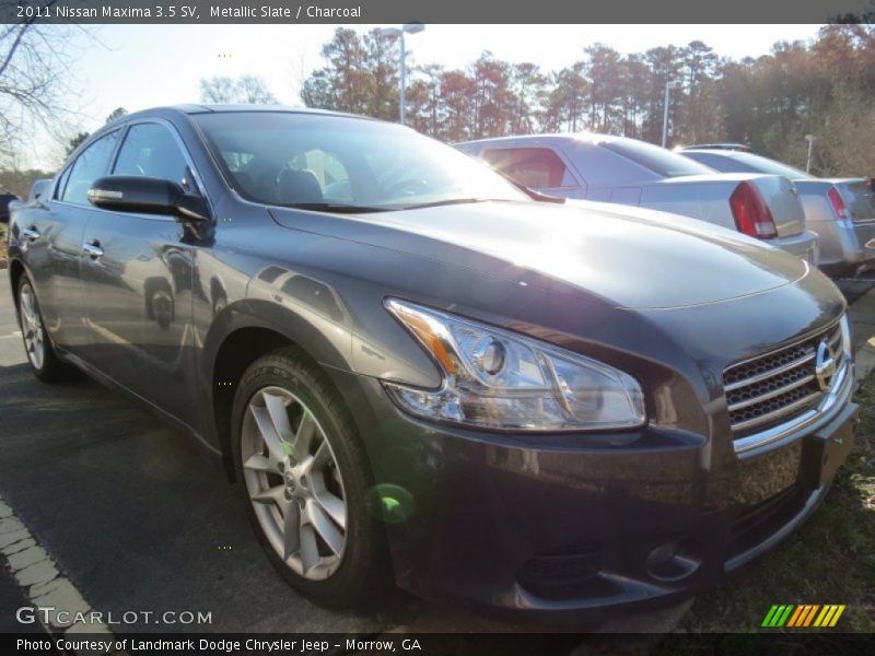 Metallic Slate / Charcoal 2011 Nissan Maxima 3.5 SV