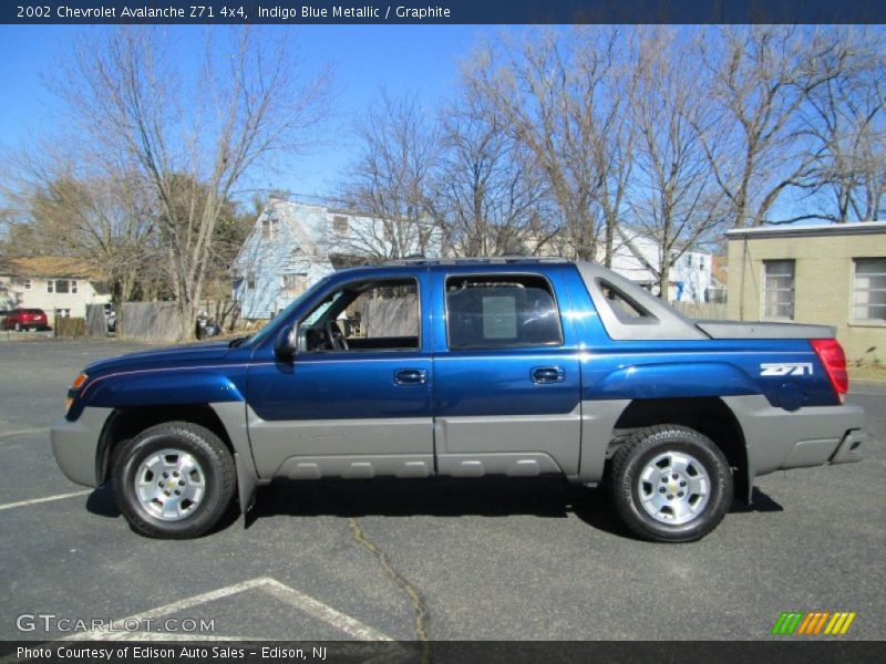  2002 Avalanche Z71 4x4 Indigo Blue Metallic