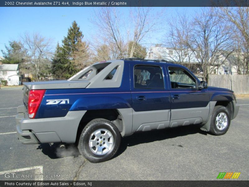 Indigo Blue Metallic / Graphite 2002 Chevrolet Avalanche Z71 4x4
