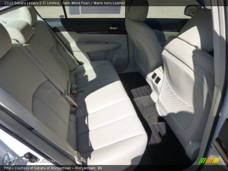 Satin White Pearl / Warm Ivory Leather 2013 Subaru Legacy 2.5i Limited