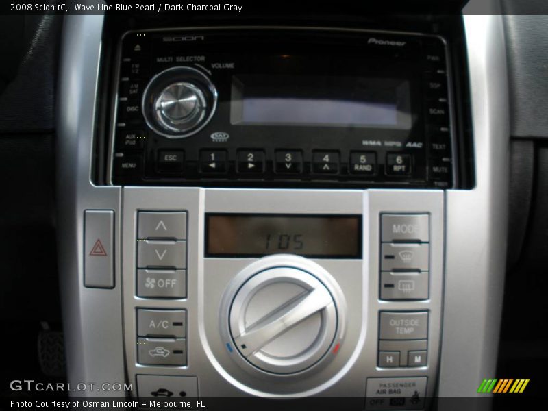 Wave Line Blue Pearl / Dark Charcoal Gray 2008 Scion tC