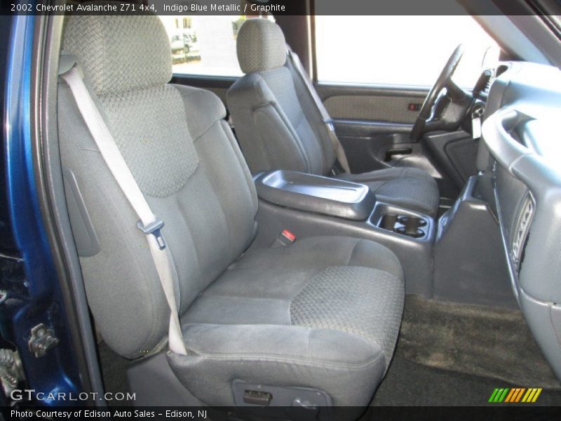 Indigo Blue Metallic / Graphite 2002 Chevrolet Avalanche Z71 4x4