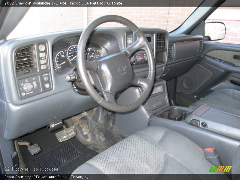 Graphite Interior - 2002 Avalanche Z71 4x4 