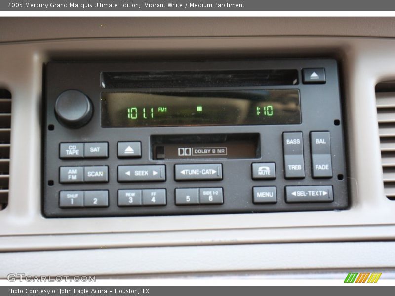 Audio System of 2005 Grand Marquis Ultimate Edition