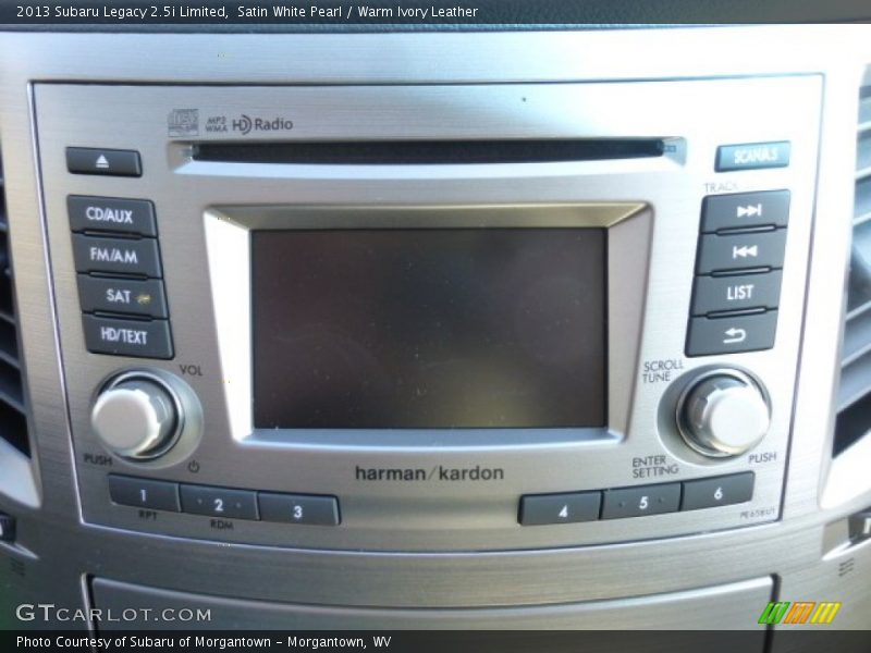Satin White Pearl / Warm Ivory Leather 2013 Subaru Legacy 2.5i Limited