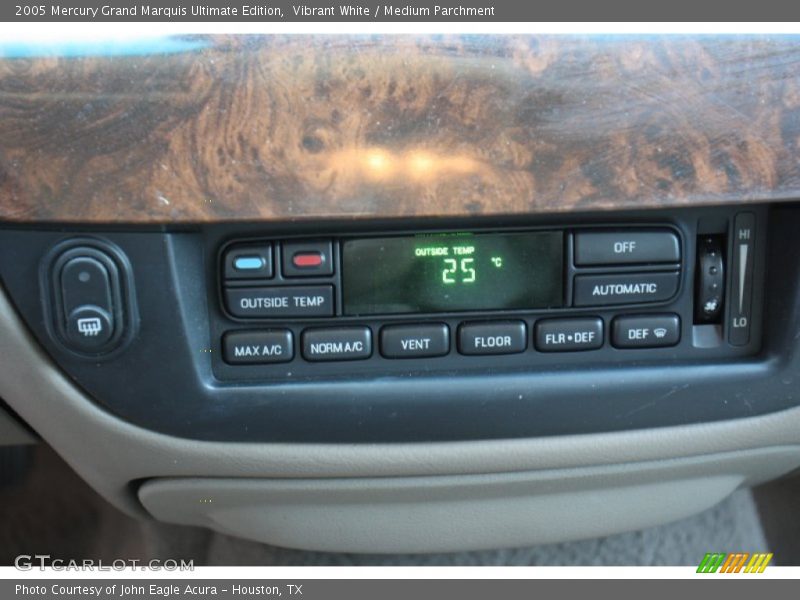 Controls of 2005 Grand Marquis Ultimate Edition