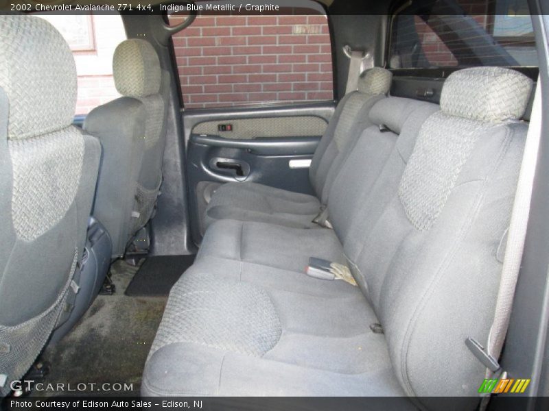 Rear Seat of 2002 Avalanche Z71 4x4