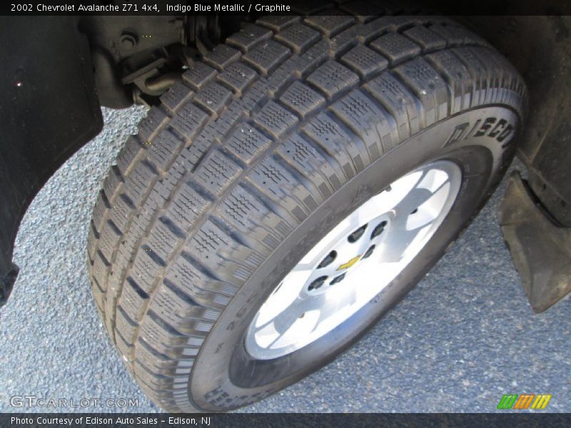 Indigo Blue Metallic / Graphite 2002 Chevrolet Avalanche Z71 4x4