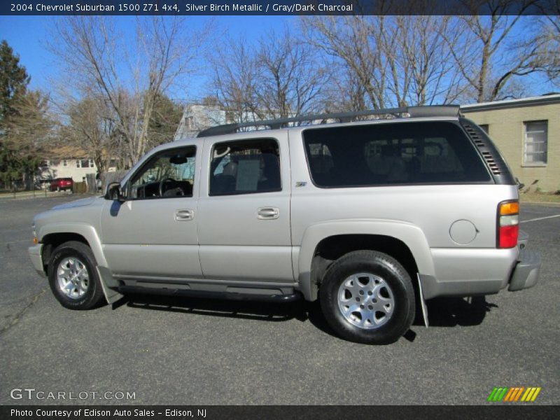 Silver Birch Metallic / Gray/Dark Charcoal 2004 Chevrolet Suburban 1500 Z71 4x4