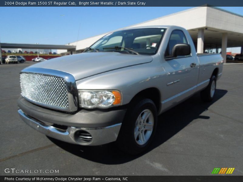 Bright Silver Metallic / Dark Slate Gray 2004 Dodge Ram 1500 ST Regular Cab