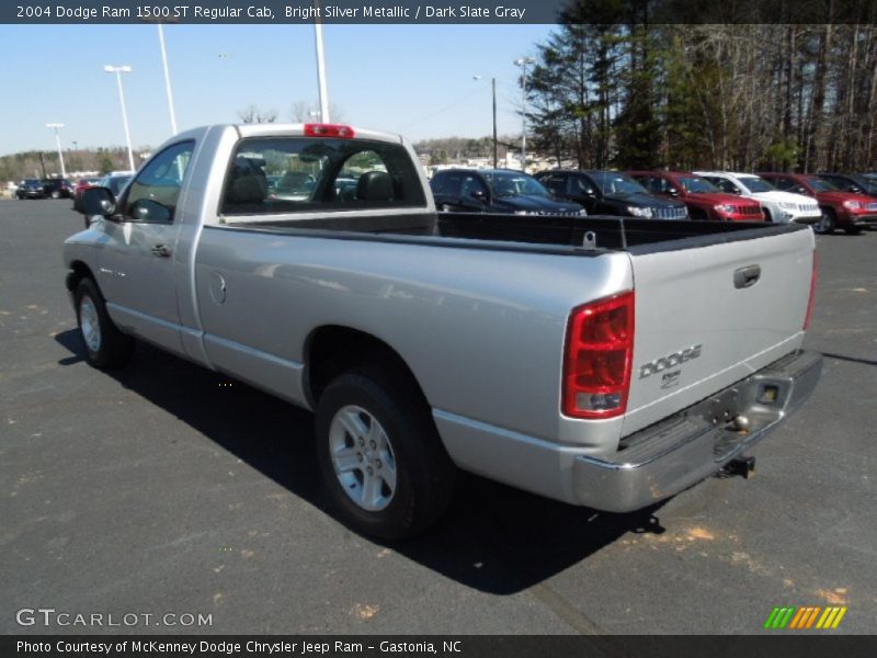 Bright Silver Metallic / Dark Slate Gray 2004 Dodge Ram 1500 ST Regular Cab