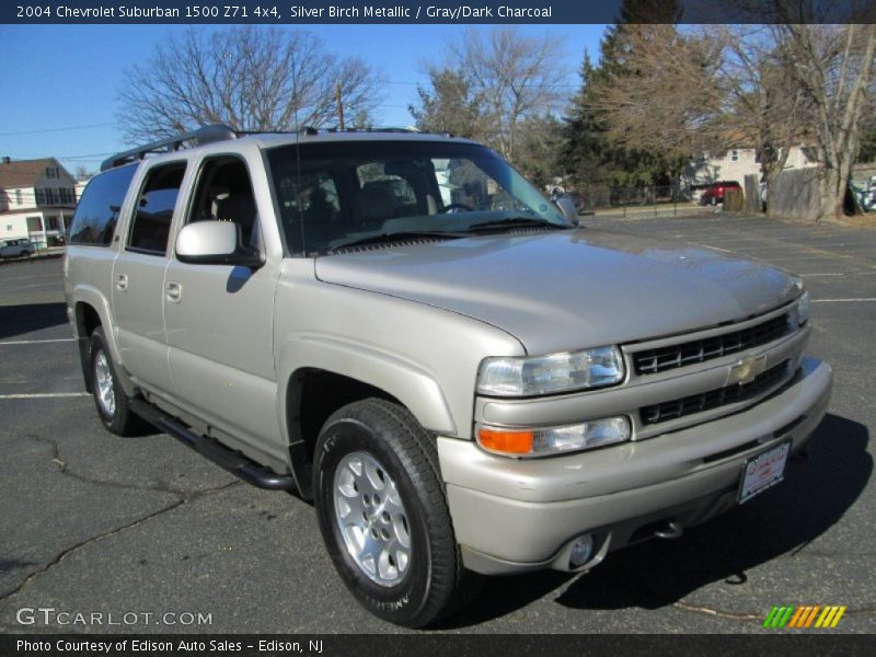 Silver Birch Metallic / Gray/Dark Charcoal 2004 Chevrolet Suburban 1500 Z71 4x4