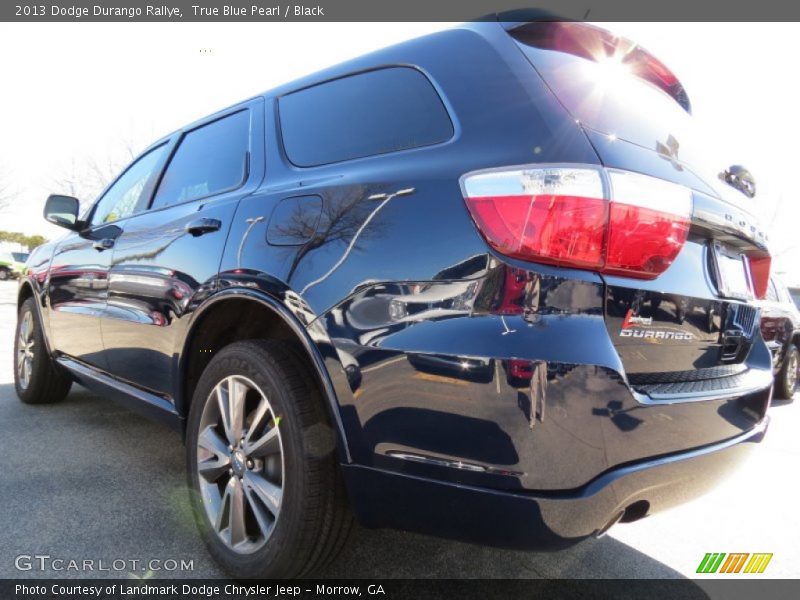 True Blue Pearl / Black 2013 Dodge Durango Rallye