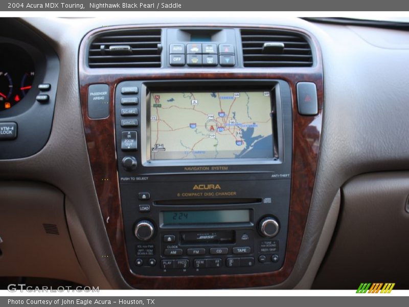 Nighthawk Black Pearl / Saddle 2004 Acura MDX Touring