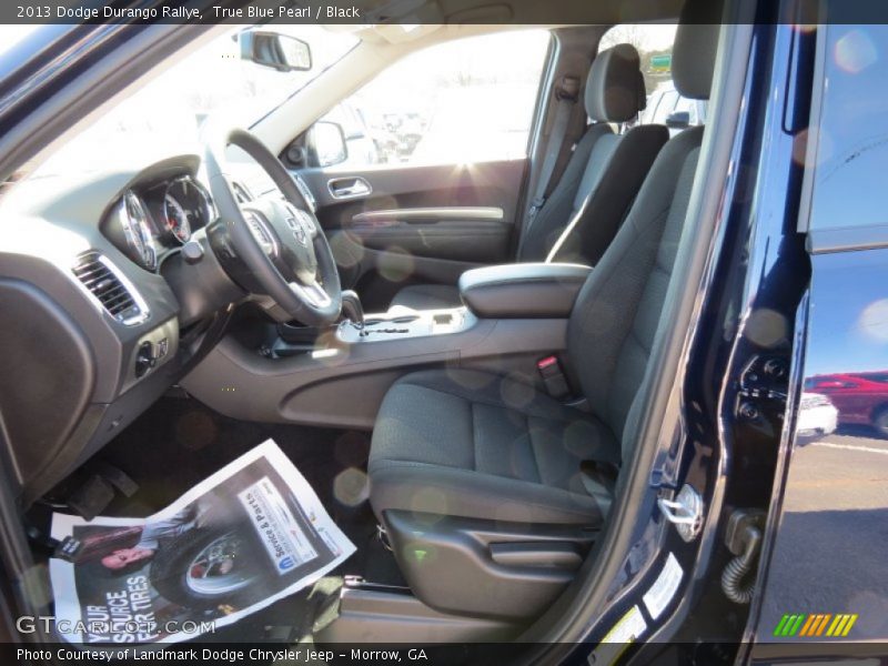 True Blue Pearl / Black 2013 Dodge Durango Rallye