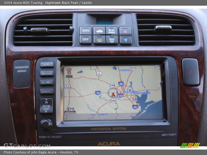 Navigation of 2004 MDX Touring