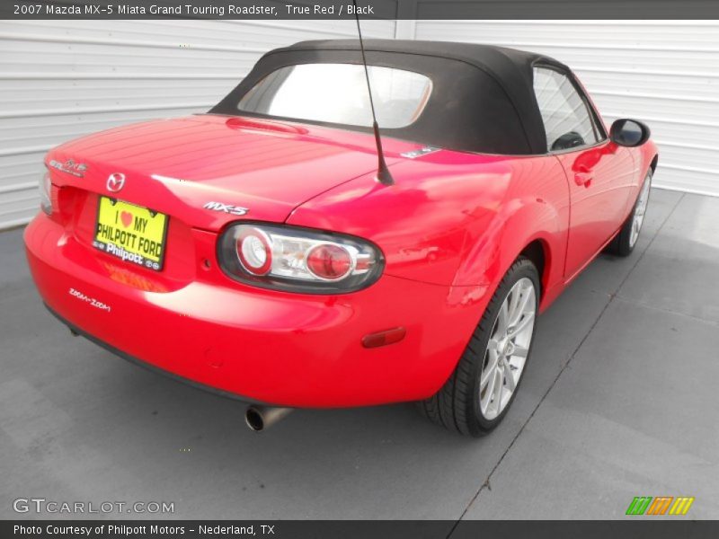 True Red / Black 2007 Mazda MX-5 Miata Grand Touring Roadster