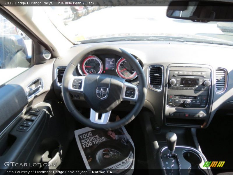 True Blue Pearl / Black 2013 Dodge Durango Rallye