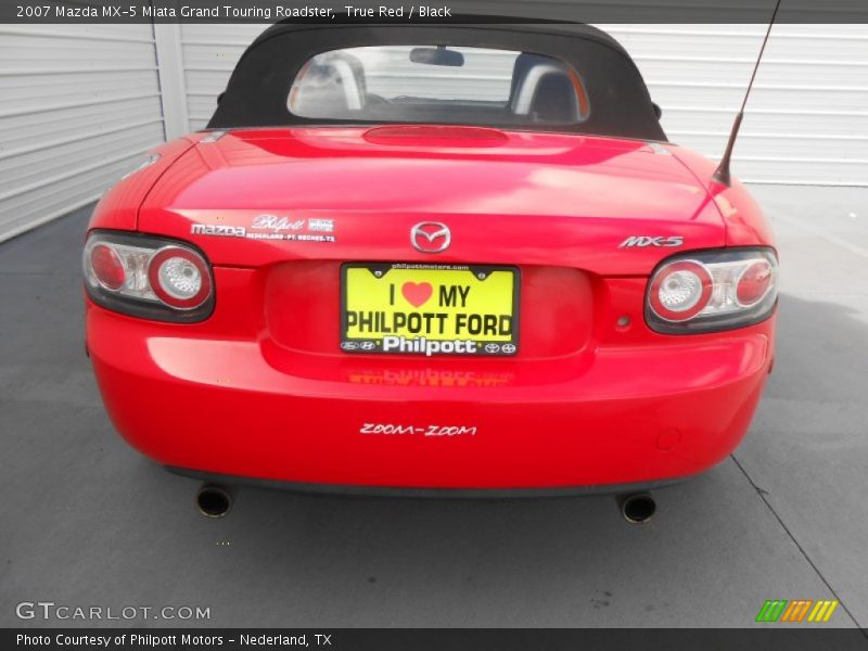 True Red / Black 2007 Mazda MX-5 Miata Grand Touring Roadster