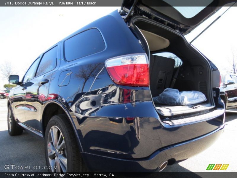 True Blue Pearl / Black 2013 Dodge Durango Rallye
