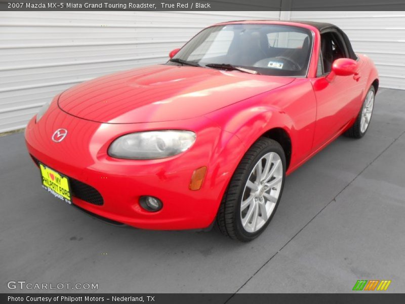 True Red / Black 2007 Mazda MX-5 Miata Grand Touring Roadster