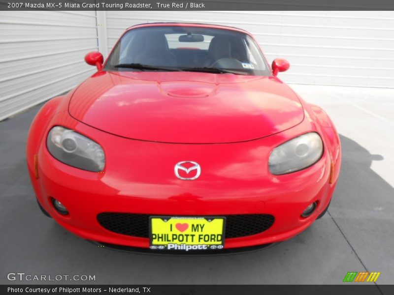 True Red / Black 2007 Mazda MX-5 Miata Grand Touring Roadster
