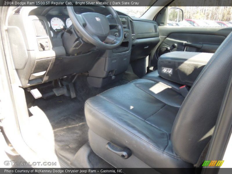 Bright Silver Metallic / Dark Slate Gray 2004 Dodge Ram 1500 ST Regular Cab