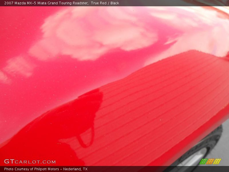True Red / Black 2007 Mazda MX-5 Miata Grand Touring Roadster