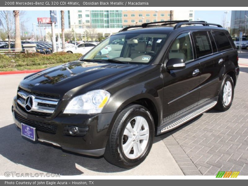 Obsidian Black Metallic / Macadamia 2008 Mercedes-Benz GL 320 CDI 4Matic