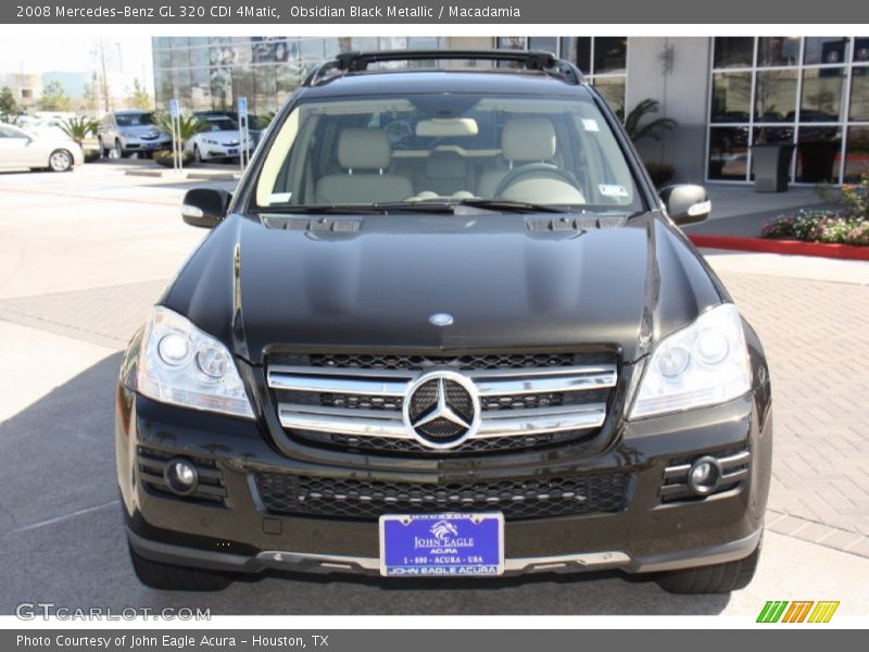 Obsidian Black Metallic / Macadamia 2008 Mercedes-Benz GL 320 CDI 4Matic