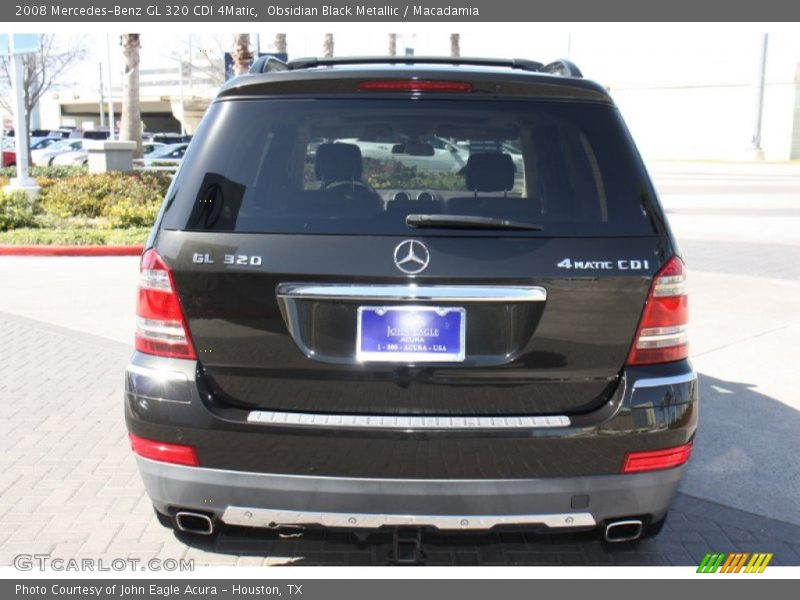 Obsidian Black Metallic / Macadamia 2008 Mercedes-Benz GL 320 CDI 4Matic