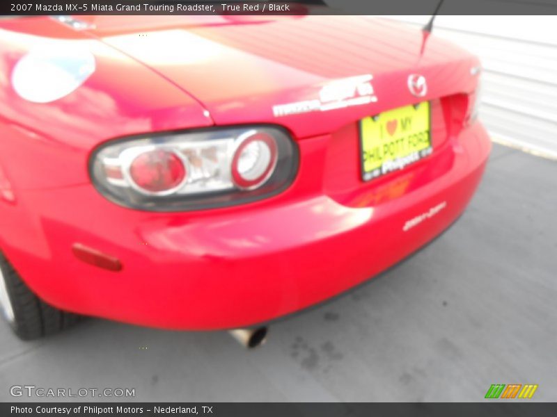 True Red / Black 2007 Mazda MX-5 Miata Grand Touring Roadster