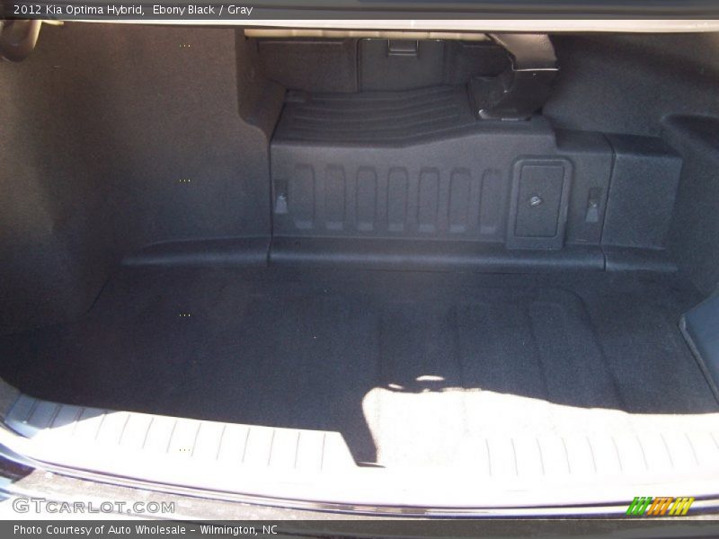 Ebony Black / Gray 2012 Kia Optima Hybrid