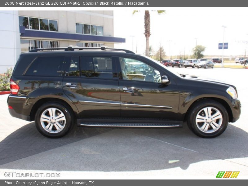Obsidian Black Metallic / Macadamia 2008 Mercedes-Benz GL 320 CDI 4Matic