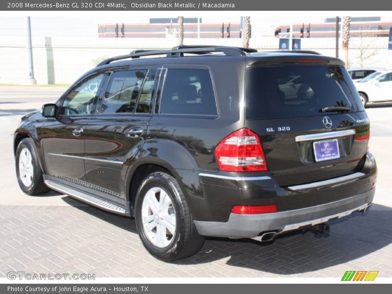 Obsidian Black Metallic / Macadamia 2008 Mercedes-Benz GL 320 CDI 4Matic