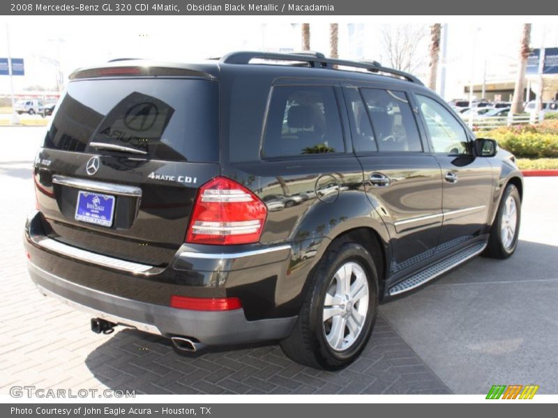 Obsidian Black Metallic / Macadamia 2008 Mercedes-Benz GL 320 CDI 4Matic