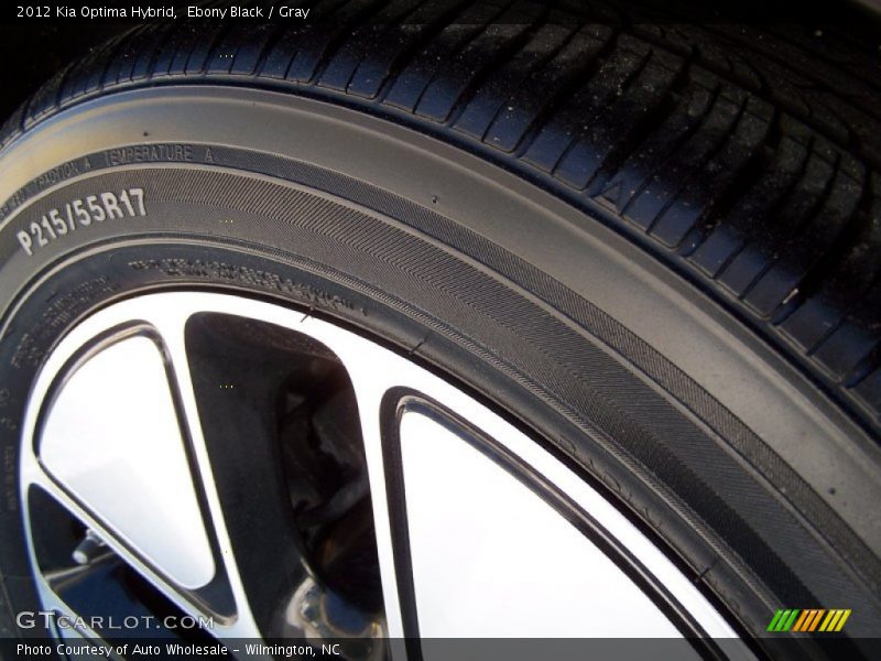 Ebony Black / Gray 2012 Kia Optima Hybrid