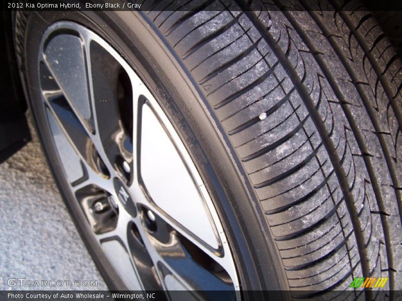 Ebony Black / Gray 2012 Kia Optima Hybrid