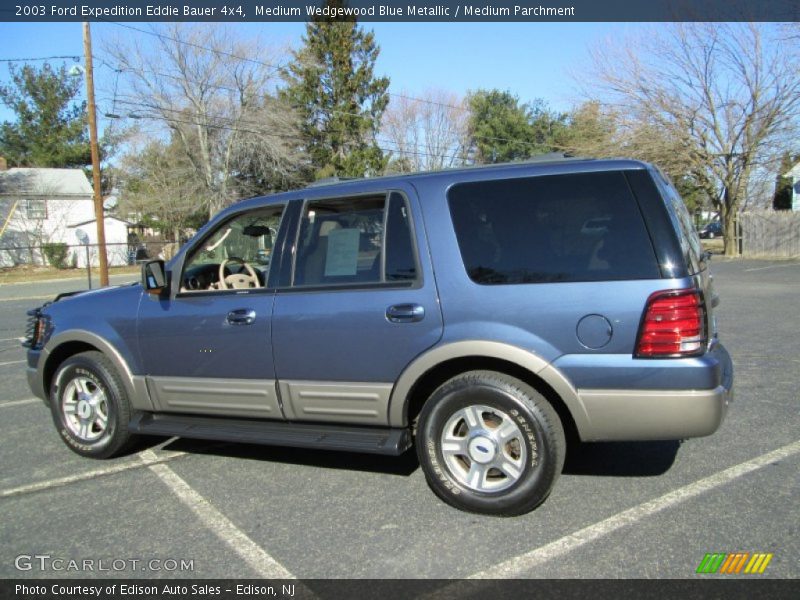 Medium Wedgewood Blue Metallic / Medium Parchment 2003 Ford Expedition Eddie Bauer 4x4