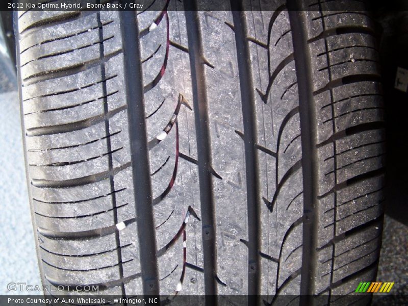 Ebony Black / Gray 2012 Kia Optima Hybrid