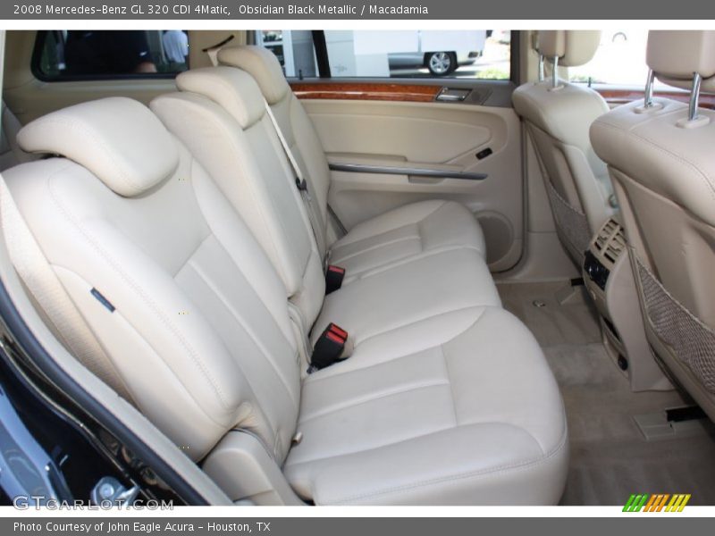 Obsidian Black Metallic / Macadamia 2008 Mercedes-Benz GL 320 CDI 4Matic