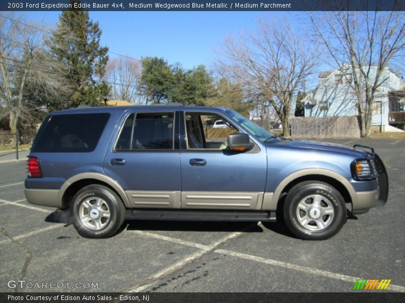 Medium Wedgewood Blue Metallic / Medium Parchment 2003 Ford Expedition Eddie Bauer 4x4