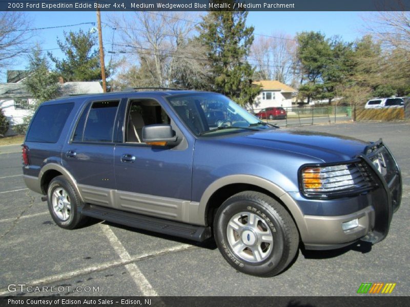 Medium Wedgewood Blue Metallic / Medium Parchment 2003 Ford Expedition Eddie Bauer 4x4