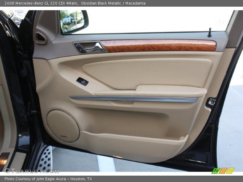 Obsidian Black Metallic / Macadamia 2008 Mercedes-Benz GL 320 CDI 4Matic